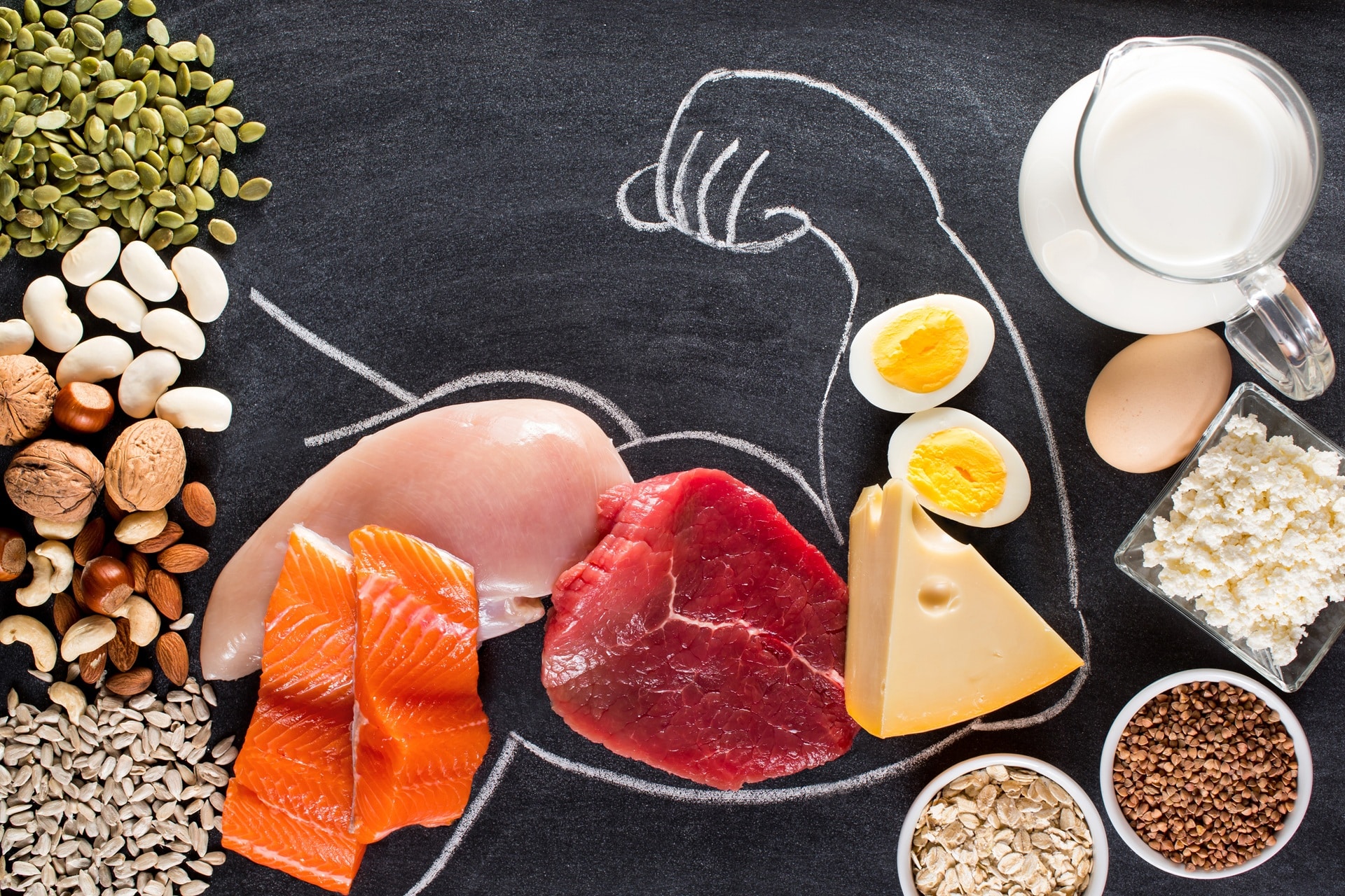 Proteinreiche Lebensmittel für Muskelkraft | Omega-3 Algenöl